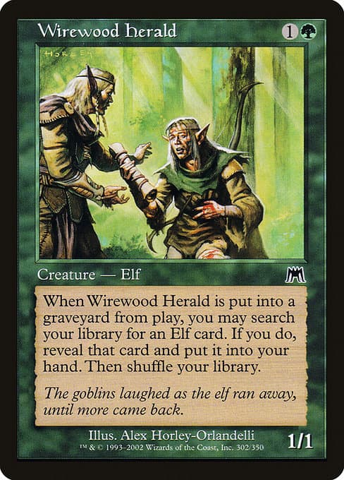 Wirewood Herald from Onslaught (Common)