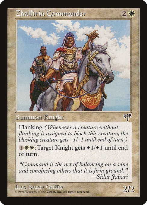 Zhalfirin Commander from Mirage (Uncommon)