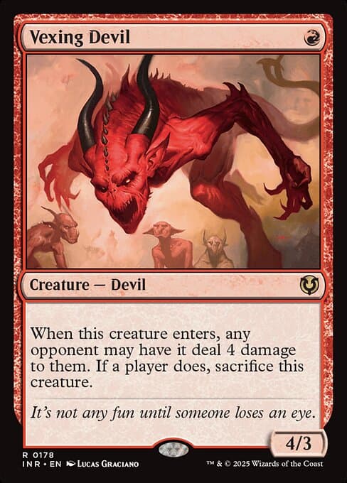 Vexing Devil from Innistrad Remastered (Rare)