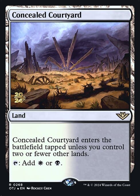 Concealed Courtyard from Outlaws of Thunder Junction Promos (Rare)