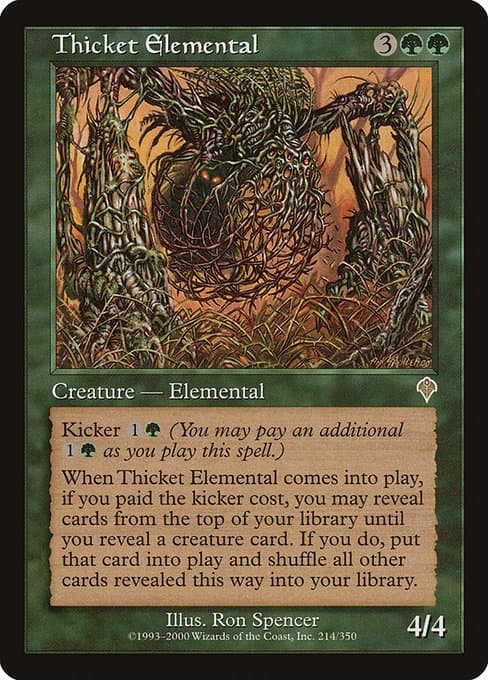 Thicket Elemental from Invasion (Rare)