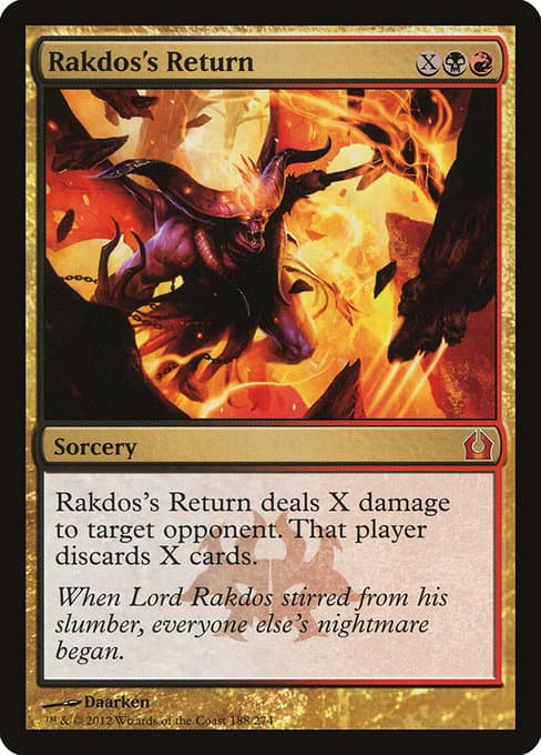 Rakdos's Return from Return to Ravnica (Mythic)