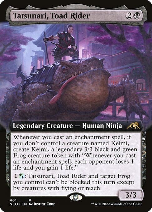 Tatsunari, Toad Rider from Kamigawa: Neon Dynasty (Rare)
