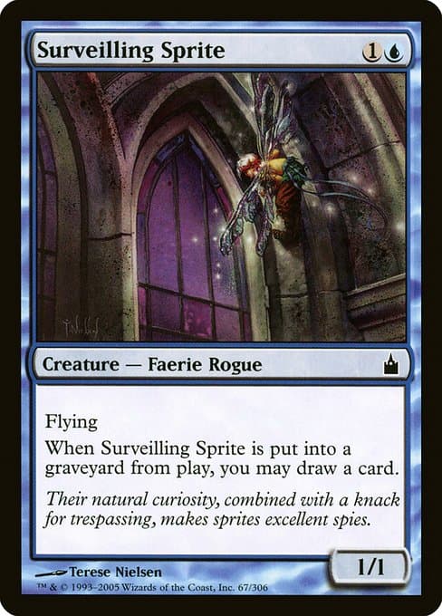 Surveilling Sprite from Ravnica: City of Guilds (Common)