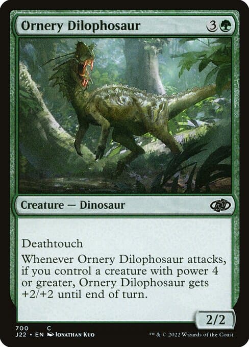 Ornery Dilophosaur (Common)