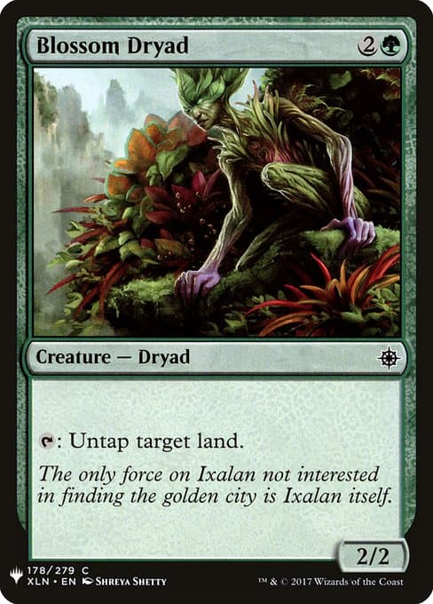Blossom Dryad from The List (Common)