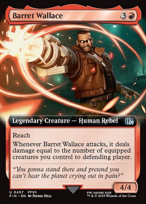 Barret Wallace from Final Fantasy (Uncommon)