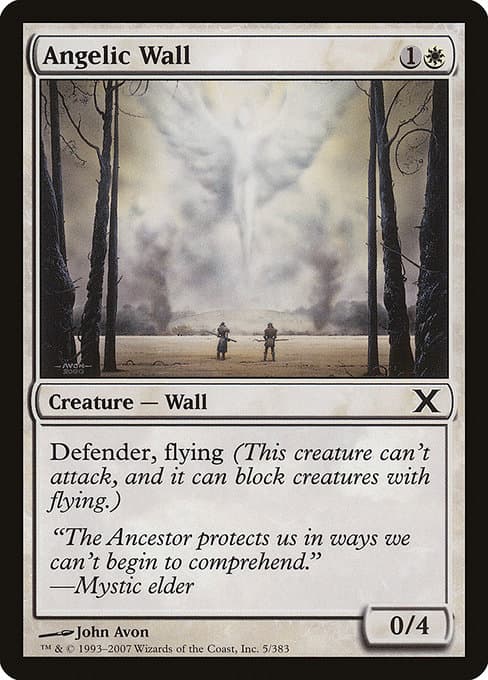 Angelic Wall from Tenth Edition (Common)