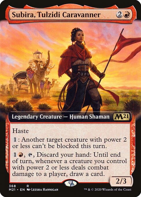 Subira, Tulzidi Caravanner from Core Set 2021 (Rare)