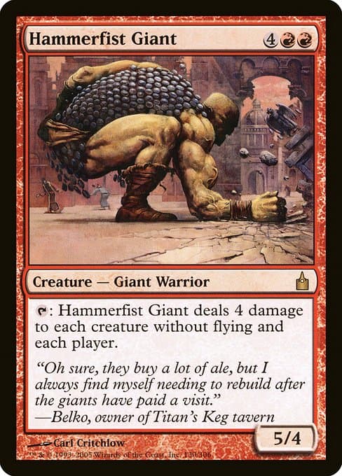 Hammerfist Giant from Ravnica: City of Guilds (Rare)