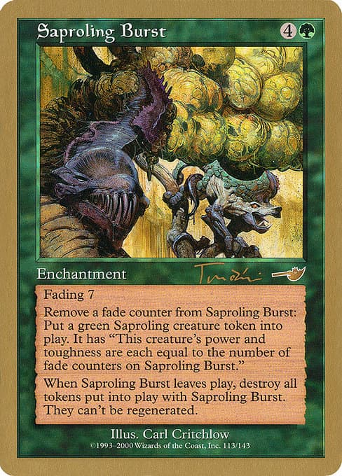 Saproling Burst from World Championship Decks 2001 (Rare)