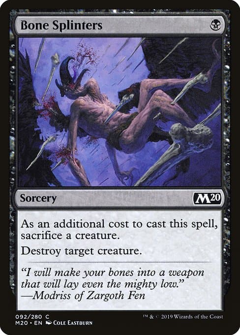 Bone Splinters from Core Set 2020 (Common)
