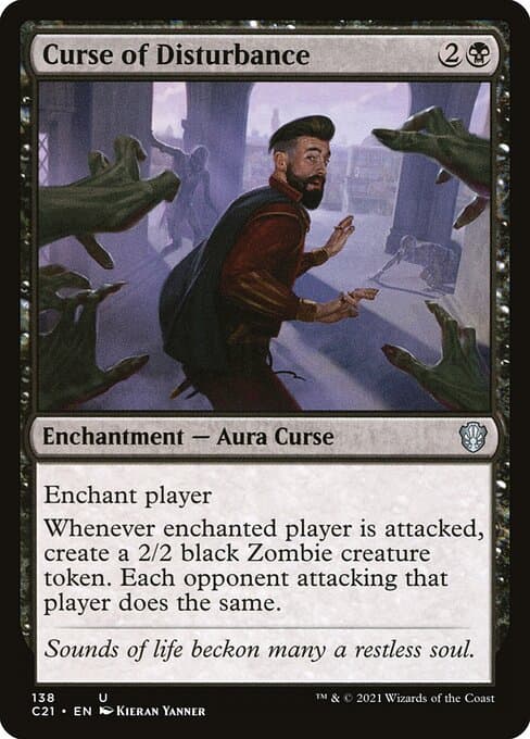 Curse of Disturbance from Commander 2021 (Uncommon)