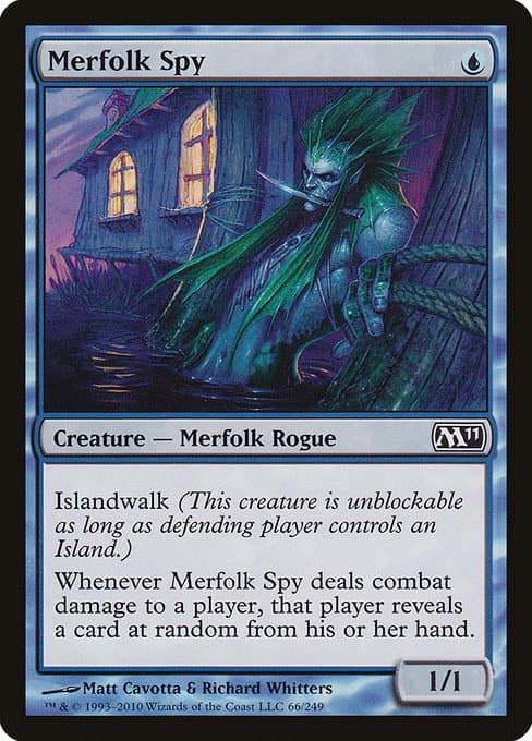 Merfolk Spy from Magic 2011 (Common)