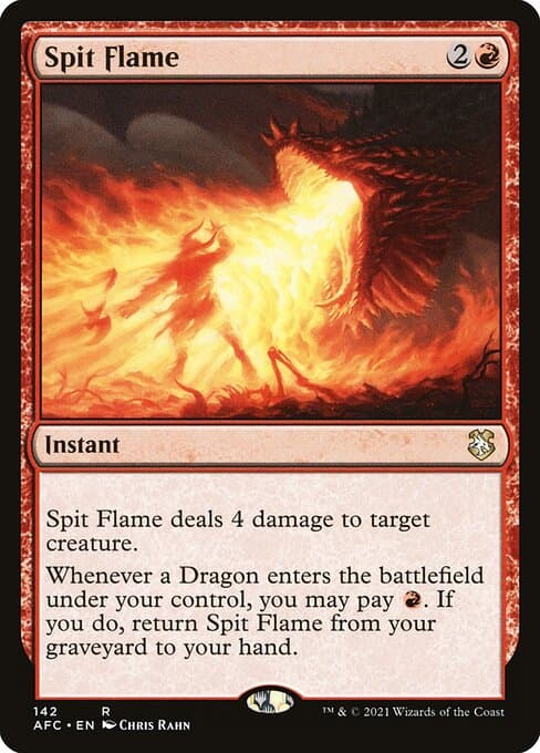 Spit Flame from Forgotten Realms Commander (Rare)