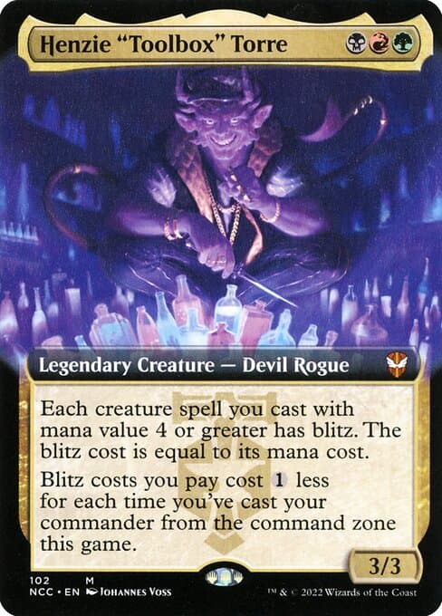 Henzie "Toolbox" Torre from New Capenna Commander (Mythic)