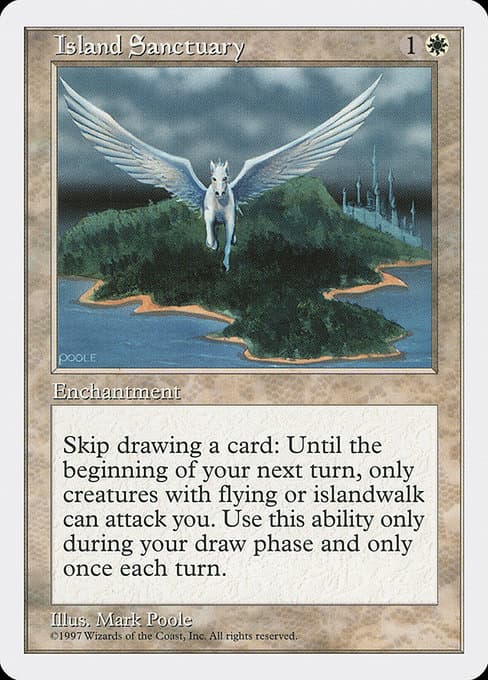 Island Sanctuary from Fifth Edition (Rare)