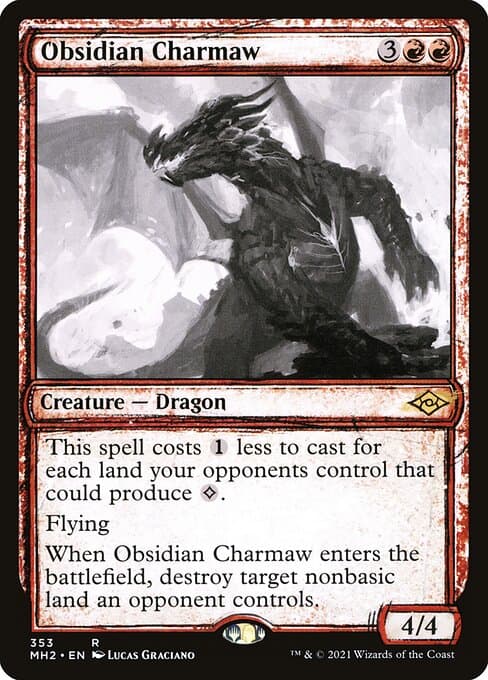 Obsidian Charmaw from Modern Horizons 2 (Rare)