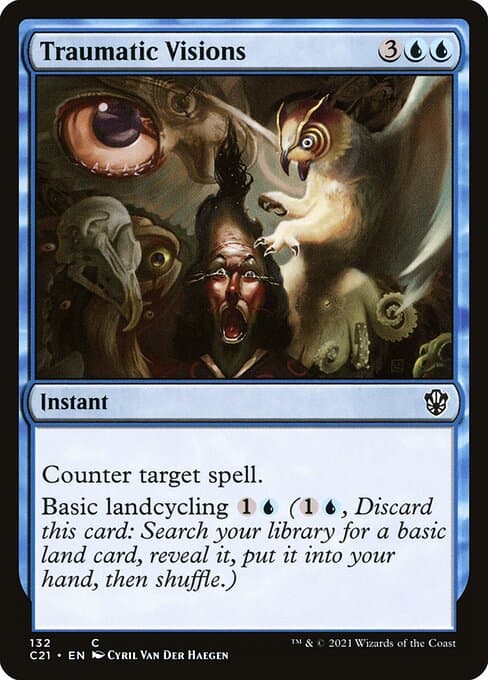 Traumatic Visions from Commander 2021 (Common)