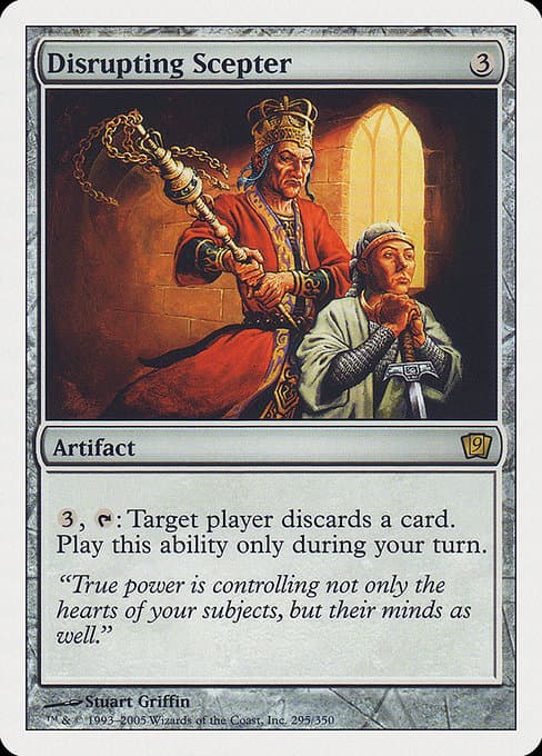 Disrupting Scepter from Ninth Edition (Rare)