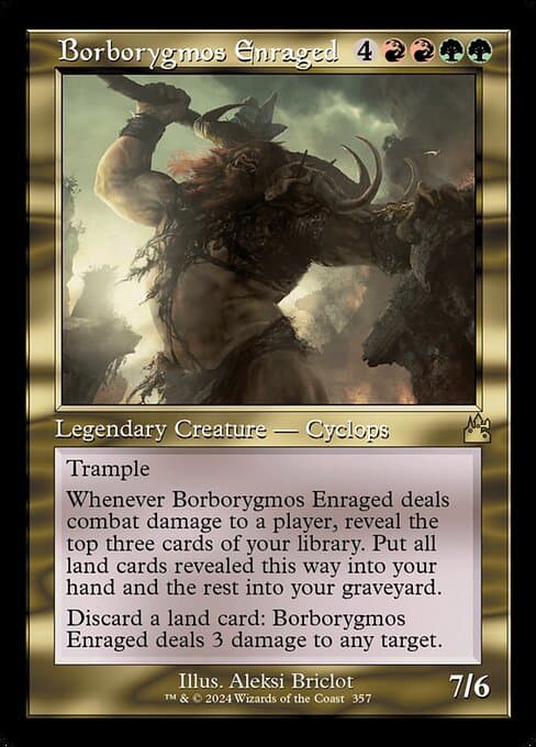 Borborygmos Enraged from Ravnica Remastered (Rare)