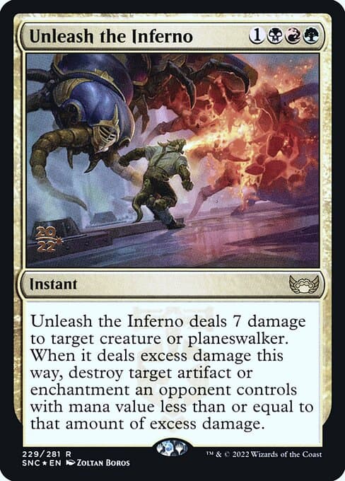 Unleash the Inferno from Streets of New Capenna Promos (Rare)