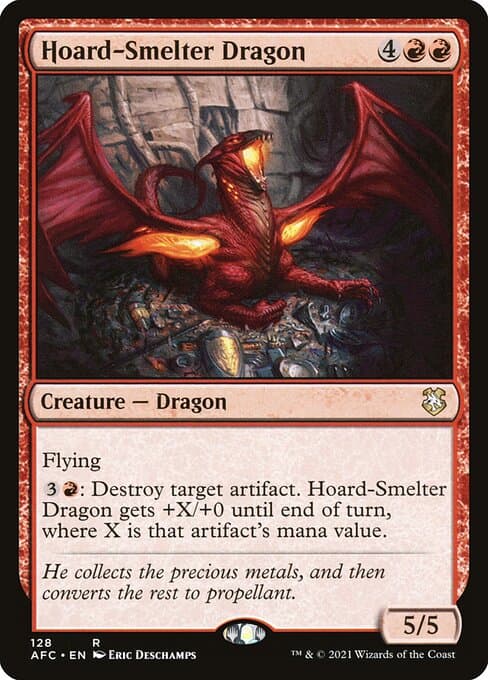 Hoard-Smelter Dragon from Forgotten Realms Commander (Rare)