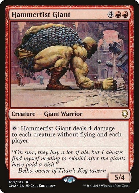 Hammerfist Giant from Commander Anthology Volume II (Rare)