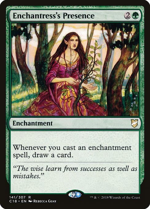 Enchantress's Presence from Commander 2018 (Rare)