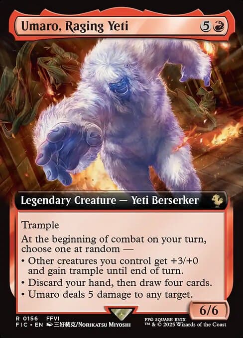 Umaro, Raging Yeti from Final Fantasy Commander (Rare)