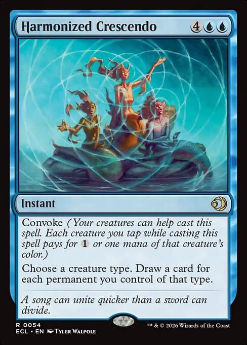 Harmonized Crescendo from Lorwyn Eclipsed (Rare)