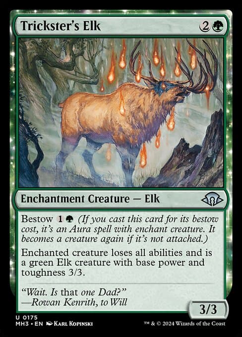 Trickster's Elk from Modern Horizons 3 (Uncommon)