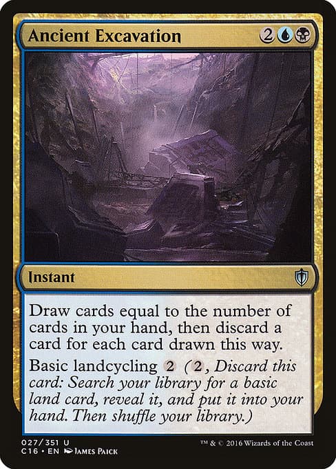 Ancient Excavation from Commander 2016 (Uncommon)