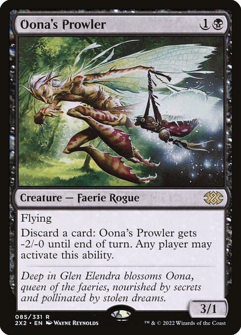 Oona's Prowler from Double Masters 2022 (Rare)