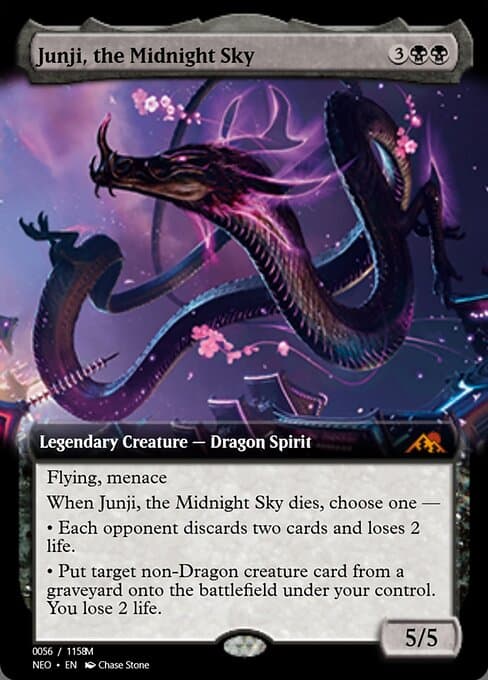 Junji, the Midnight Sky from Magic Online Promos (Mythic)