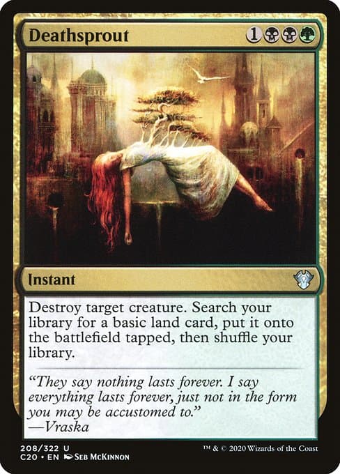 Deathsprout from Commander 2020 (Uncommon)