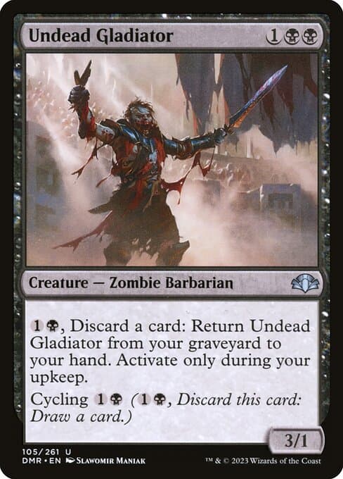 Undead Gladiator from Dominaria Remastered (Uncommon)