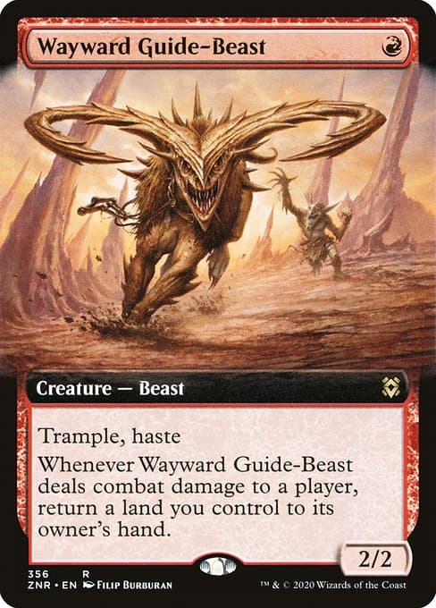 Wayward Guide-Beast from Zendikar Rising (Rare)