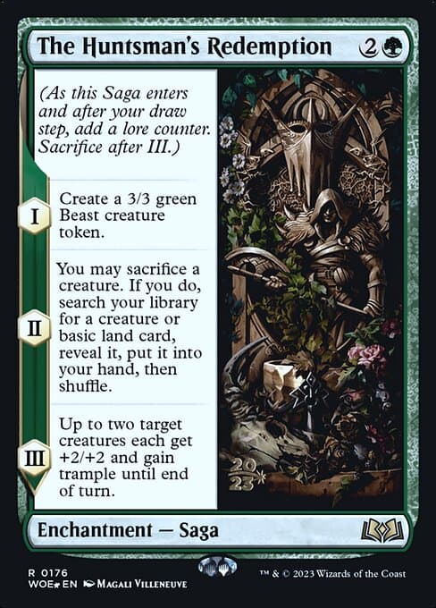 The Huntsman's Redemption from Wilds of Eldraine Promos (Rare)