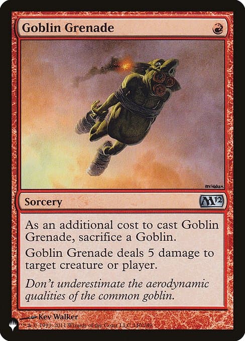 Goblin Grenade from The List (Uncommon)