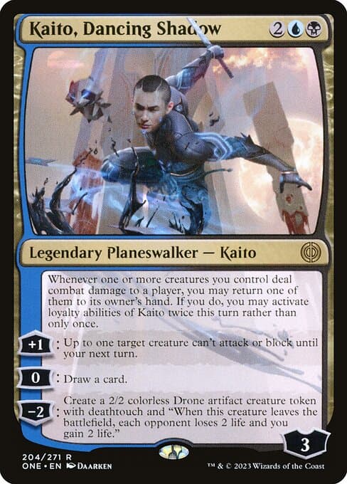 Kaito, Dancing Shadow from Phyrexia: All Will Be One (Rare)