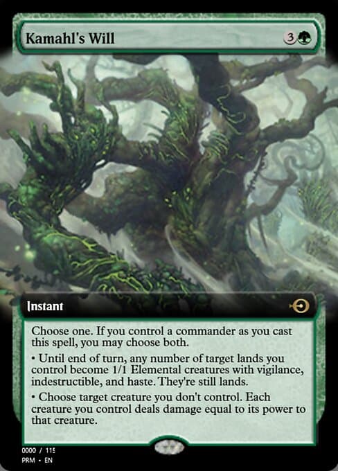 Kamahl's Will from Magic Online Promos (Rare)