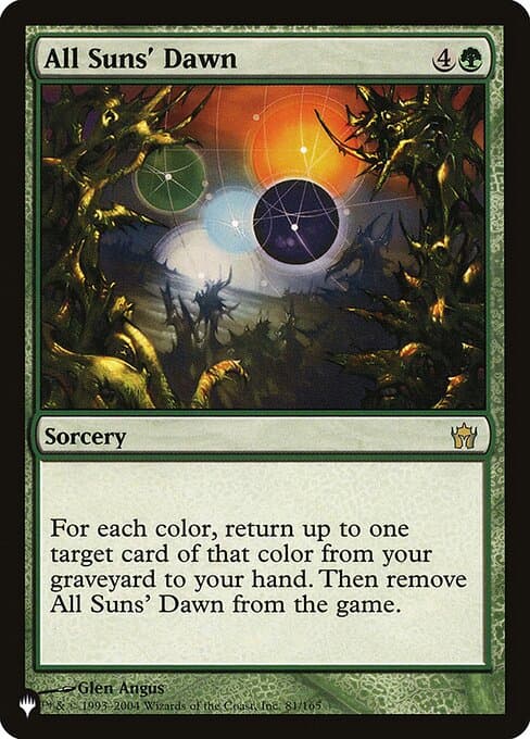 All Suns' Dawn from The List (Rare)