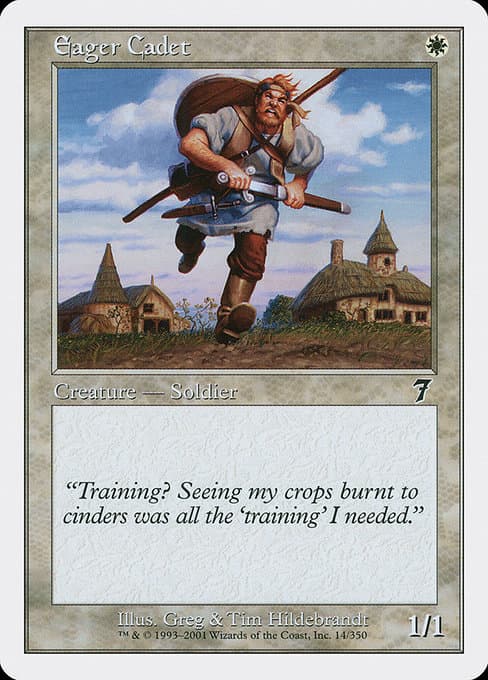 Eager Cadet from Seventh Edition (Common)