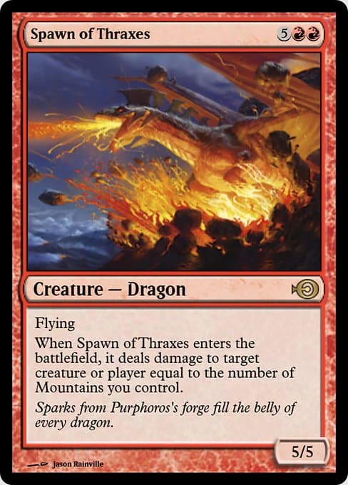 Spawn of Thraxes from Magic Online Promos (Rare)