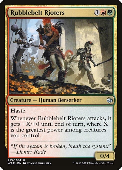 Rubblebelt Rioters (Uncommon)