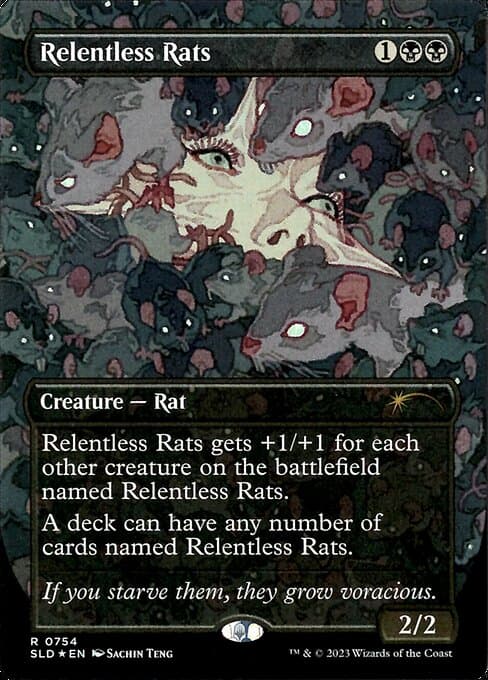 Relentless Rats from Secret Lair Drop (Rare)