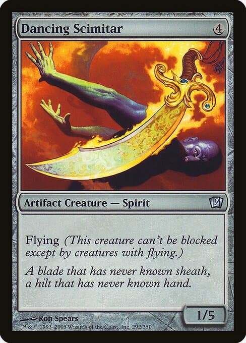 Dancing Scimitar from Ninth Edition (Uncommon)