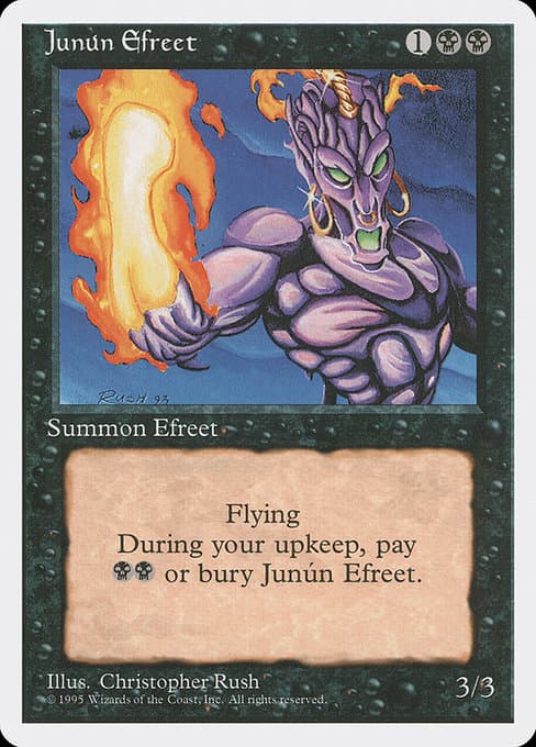 Junún Efreet from Fourth Edition (Uncommon)