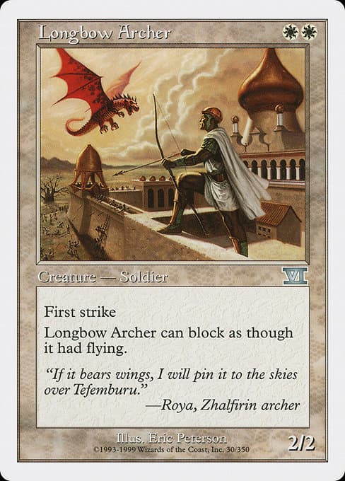 Longbow Archer from Classic Sixth Edition (Uncommon)